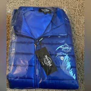 Hard Rock Cafe Blue Men's Jacket 3xl